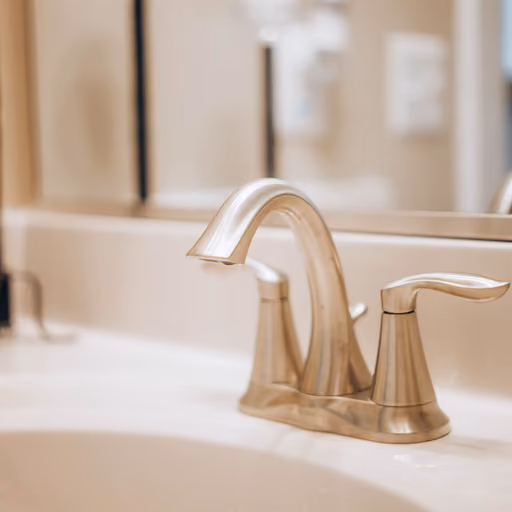 New faucet installed and polished